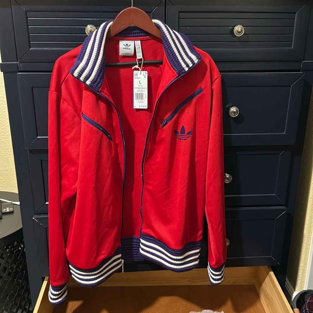 BNWT Large ADIDAS NEW MONTREAL 22 Track Jacket
